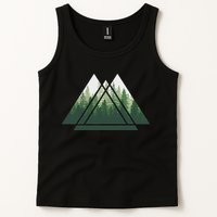 Forest Nature Triangle Minimalism Tank Top