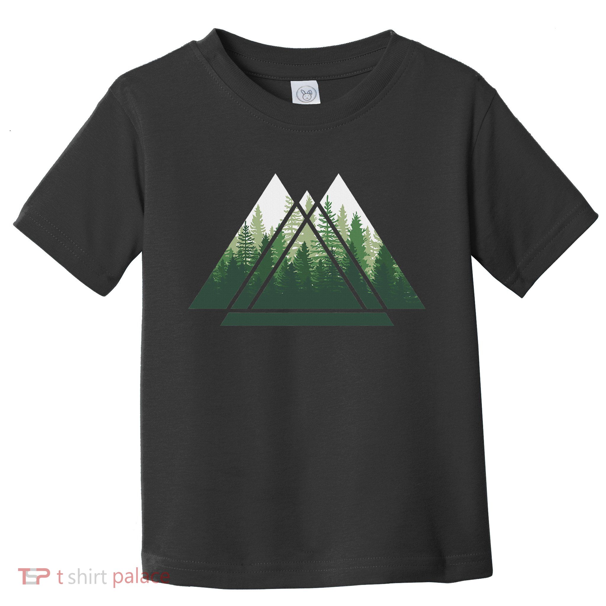 Forest Nature Triangle Minimalism Toddler T-Shirt
