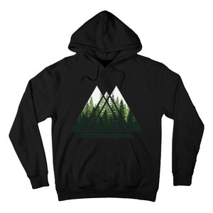 Forest Nature Triangle Minimalism Hoodie