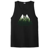 Forest Nature Triangle Minimalism PosiCharge Competitor Tank