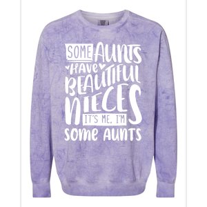 Funny Niece To Aunts Best Aunt Nieces Gift Colorblast Crewneck Sweatshirt