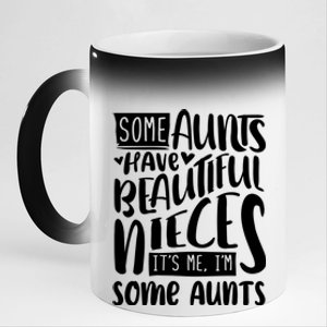 Funny Niece To Aunts Best Aunt Nieces Gift 11oz Black Color Changing Mug