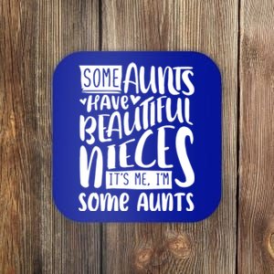 Funny Niece To Aunts Best Aunt Nieces Gift Coaster