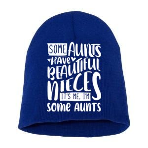 Funny Niece To Aunts Best Aunt Nieces Gift Short Acrylic Beanie