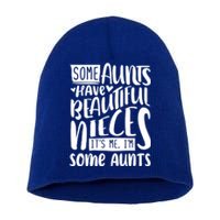 Funny Niece To Aunts Best Aunt Nieces Gift Short Acrylic Beanie