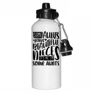 Funny Niece To Aunts Best Aunt Nieces Gift Aluminum Water Bottle