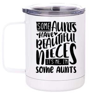 Funny Niece To Aunts Best Aunt Nieces Gift 12 oz Stainless Steel Tumbler Cup