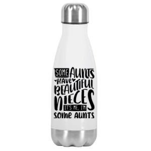 Funny Niece To Aunts Best Aunt Nieces Gift Stainless Steel Insulated Water Bottle