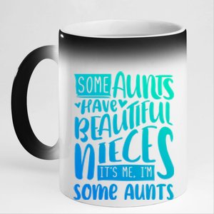 Funny Niece To Aunts Best Aunt Nieces Gift 11oz Black Color Changing Mug