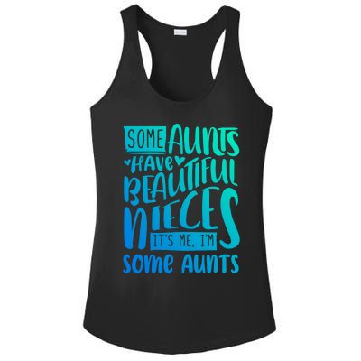 Funny Niece To Aunts Best Aunt Nieces Gift Ladies PosiCharge Competitor Racerback Tank