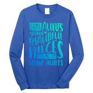 Funny Niece To Aunts Best Aunt Nieces Gift Long Sleeve Shirt