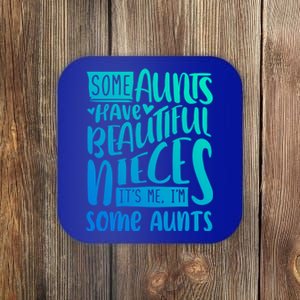 Funny Niece To Aunts Best Aunt Nieces Gift Coaster