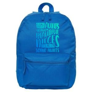 Funny Niece To Aunts Best Aunt Nieces Gift 16 in Basic Backpack