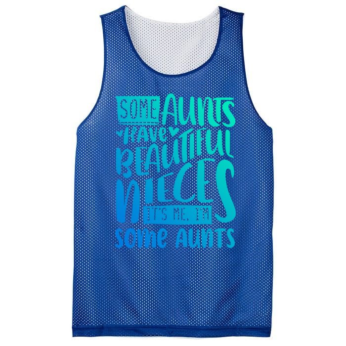 Funny Niece To Aunts Best Aunt Nieces Gift Mesh Reversible Basketball Jersey Tank