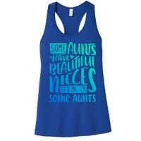 Funny Niece To Aunts Best Aunt Nieces Gift Women's Racerback Tank