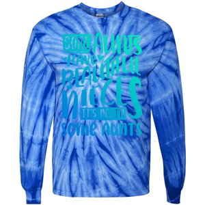 Funny Niece To Aunts Best Aunt Nieces Gift Tie-Dye Long Sleeve Shirt