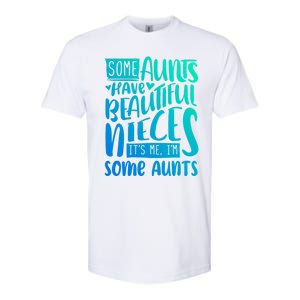 Funny Niece To Aunts Best Aunt Nieces Gift Softstyle CVC T-Shirt