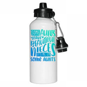 Funny Niece To Aunts Best Aunt Nieces Gift Aluminum Water Bottle