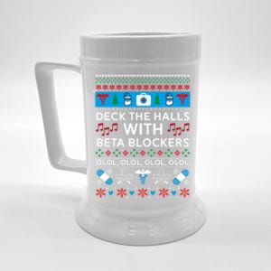 Funny Nurse Ugly Christmas Xmas Cute Gift Beer Stein