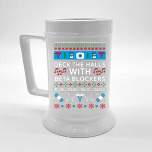 Funny Nurse Ugly Christmas Xmas Sweater Gift Beer Stein