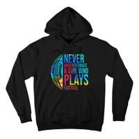 funny Never Underestimate A  Who Plays Football Tall Hoodie