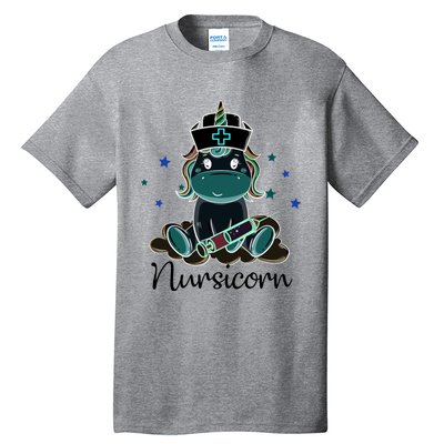 Funny Nurse Unicorn Nursicorn Best Gift For Gift Tall T-Shirt