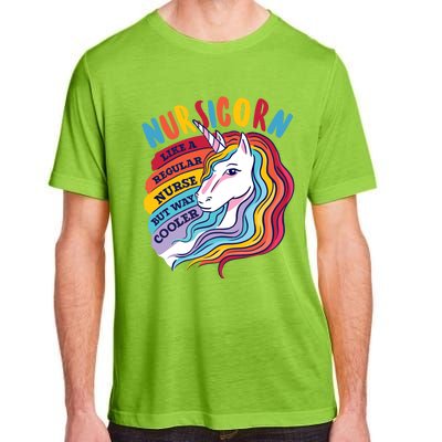 Funny Nursicorn Unicorn Nurse Is Cooler Cute Nursing Student Meaningful Gift Adult ChromaSoft Performance T-Shirt