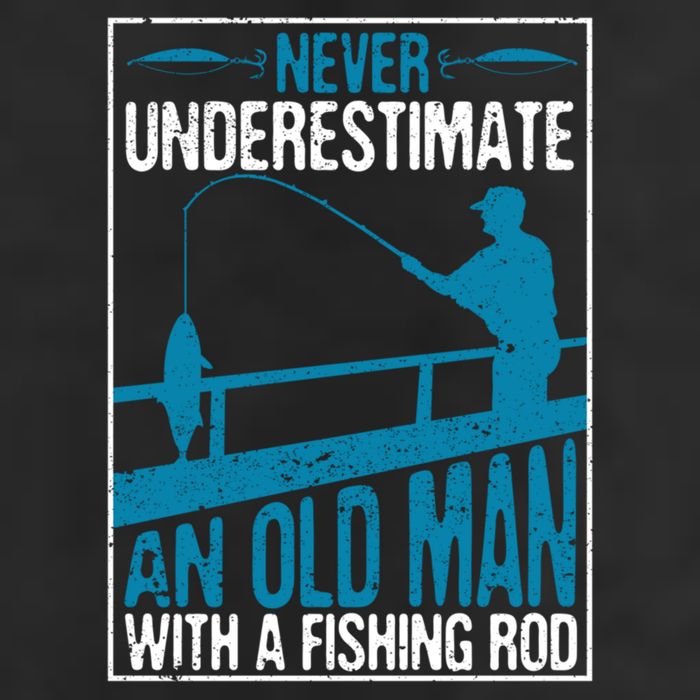Funny Never Underestimate An Old Man With A Fishing Rod Father's Day Gift 11oz C Handle Ceramic Mug
