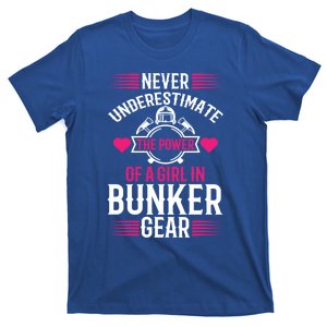 Firefighter Never Underestimate Fire Departt Gift T-Shirt