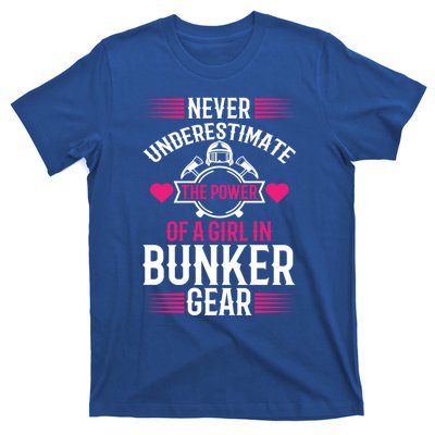 Firefighter Never Underestimate Fire Departt Gift T-Shirt