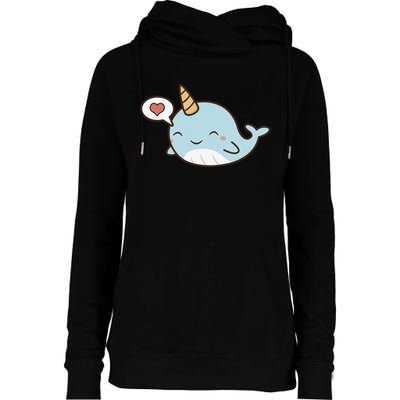 funny Narwhal Unicorn Of The Sea Wo Gifts Womens Funnel Neck Pullover Hood