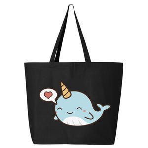 funny Narwhal Unicorn Of The Sea Wo Gifts 25L Jumbo Tote