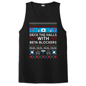 Funny Nurse Ugly Christmas Xmas Sweater Funny Gift PosiCharge Competitor Tank