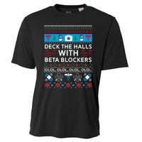 Funny Nurse Ugly Christmas Xmas Cooling Performance Crew T-Shirt