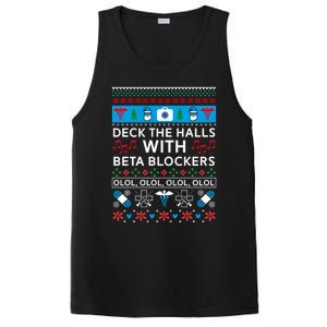 Funny Nurse Ugly Christmas Xmas PosiCharge Competitor Tank