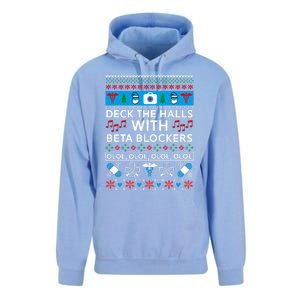 Funny Nurse Ugly Christmas Xmas Unisex Surf Hoodie