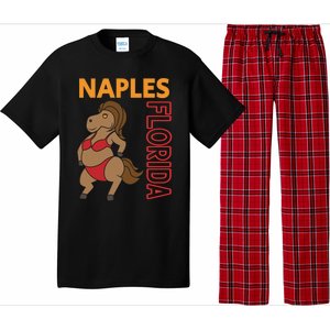 Funny Naples Vacation Family Trip Cool Gift Pajama Set