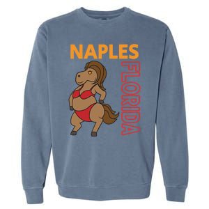 Funny Naples Vacation Family Trip Cool Gift Garment-Dyed Sweatshirt