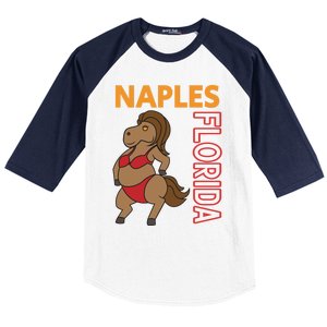 Funny Naples Vacation Family Trip Cool Gift Baseball Sleeve Shirt