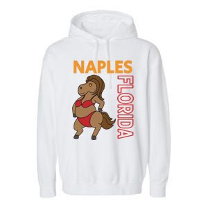 Funny Naples Vacation Family Trip Cool Gift Garment-Dyed Fleece Hoodie