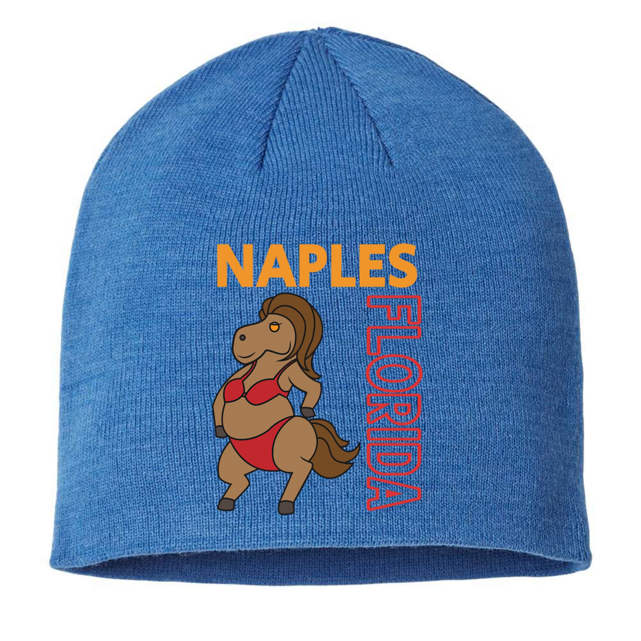 Funny Naples Vacation Family Trip Gift Sustainable Beanie