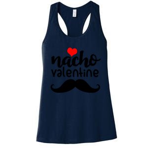 Funny Nacho Valentines Day Costume Matching Couple Cute Gift Women's Racerback Tank