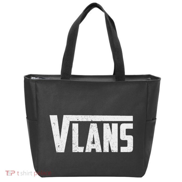 Funny Novelty Vlans Talent Unique Network Engineering Zip Tote Bag