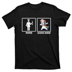 Funny Nurse Vs School Nurse School Nurse T-Shirt