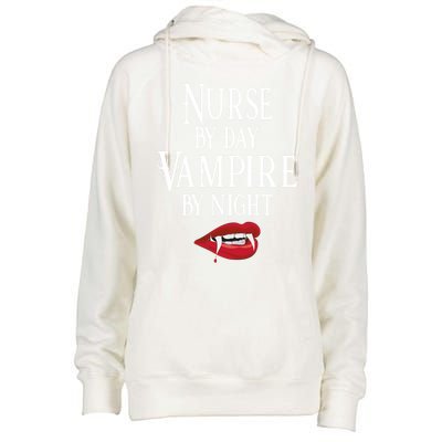 Funny Nurse Vampire Quote Halloween Joke Rn Lpn Crna Meaningful Gift Womens Funnel Neck Pullover Hood