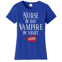 Funny Nurse Vampire Quote Halloween Joke Rn Lpn Crna Meaningful Gift Women's T-Shirt