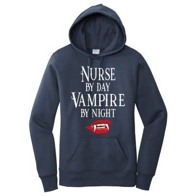 Funny Nurse Vampire Quote Halloween Joke Rn Lpn Crna Meaningful Gift Women's Pullover Hoodie