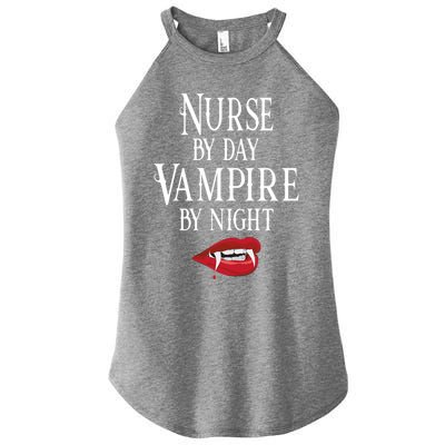 Funny Nurse Vampire Quote Halloween Joke Rn Lpn Crna Meaningful Gift Women's Perfect Tri Rocker Tank