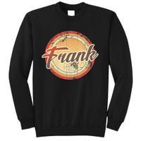 Frank Name Vintage Distressed 70s 80s Retro Frank Sweatshirt