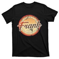 Frank Name Vintage Distressed 70s 80s Retro Frank T-Shirt